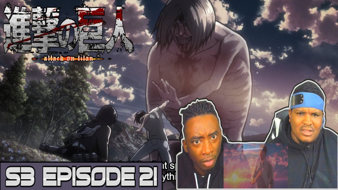 THE ATTACK TITAN! Attack on Titans Season 3 Episode 21