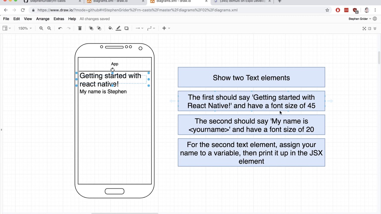 React Native -  JSX Solution ll Java-Script development tutorial of React Native.