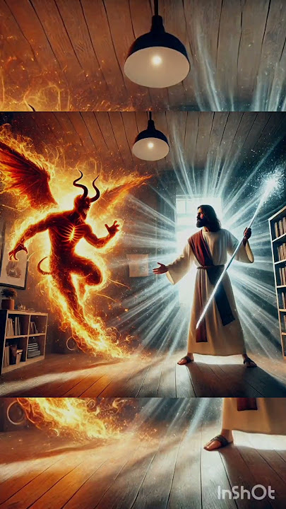 Jesus Christ vs hybrid devil #jesuschrist #god #jesus