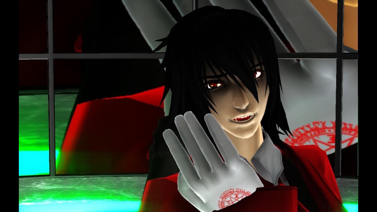 [MMD HELLSING]Masked bitcH feat.Alucard[720P]