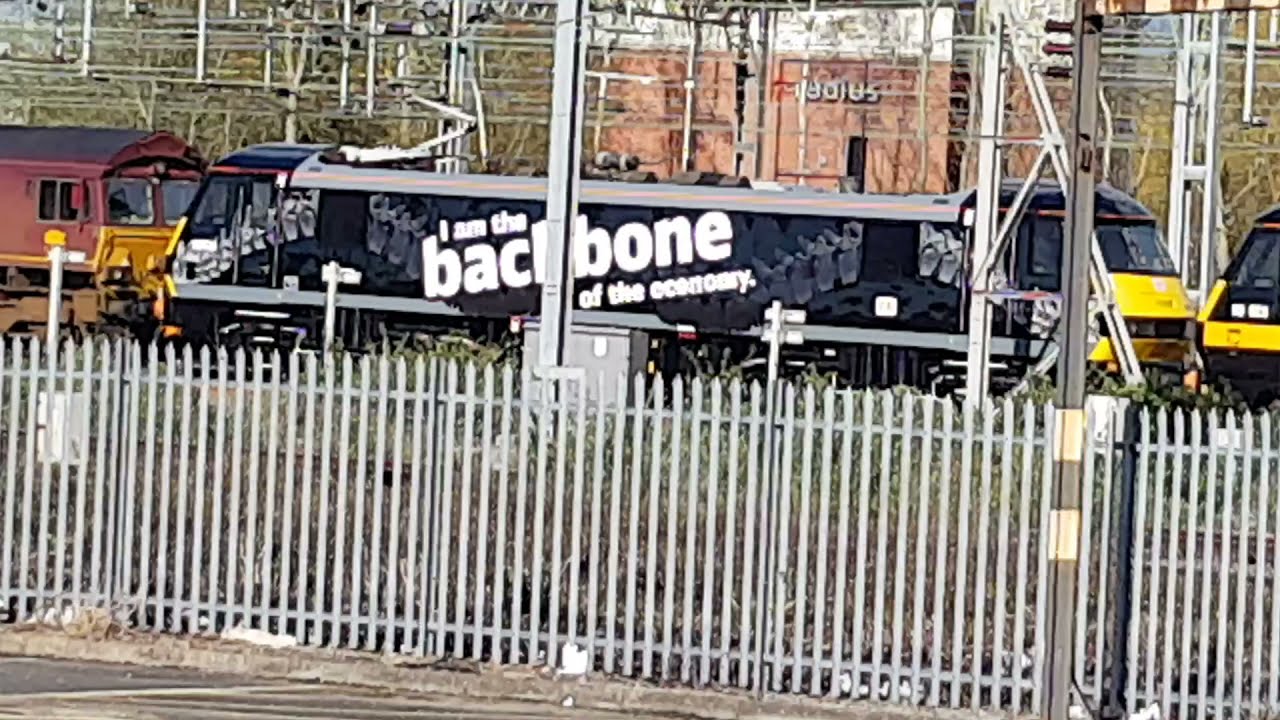 0Z90 - DB90s - 90029 90039 66024 - Carlisle to Crewe IEMD via Crewe station - 1 of 2