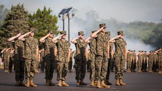 USMC OCS Graduation and Commissioning Ceremony, OCC-235  2020