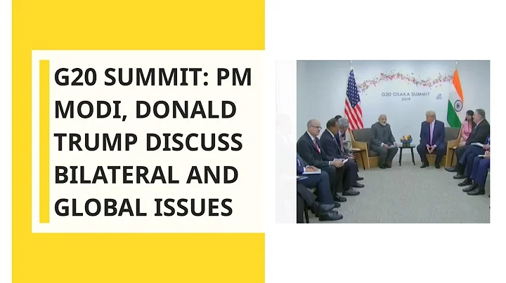 G20 Summit: PM Modi, US President Trump discuss bilateral and global issues