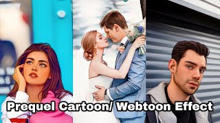Tutorial For Webtoon/Cartoon Effect | New prequel cartoon/anime filter | New Tiktok trend screenshot 2