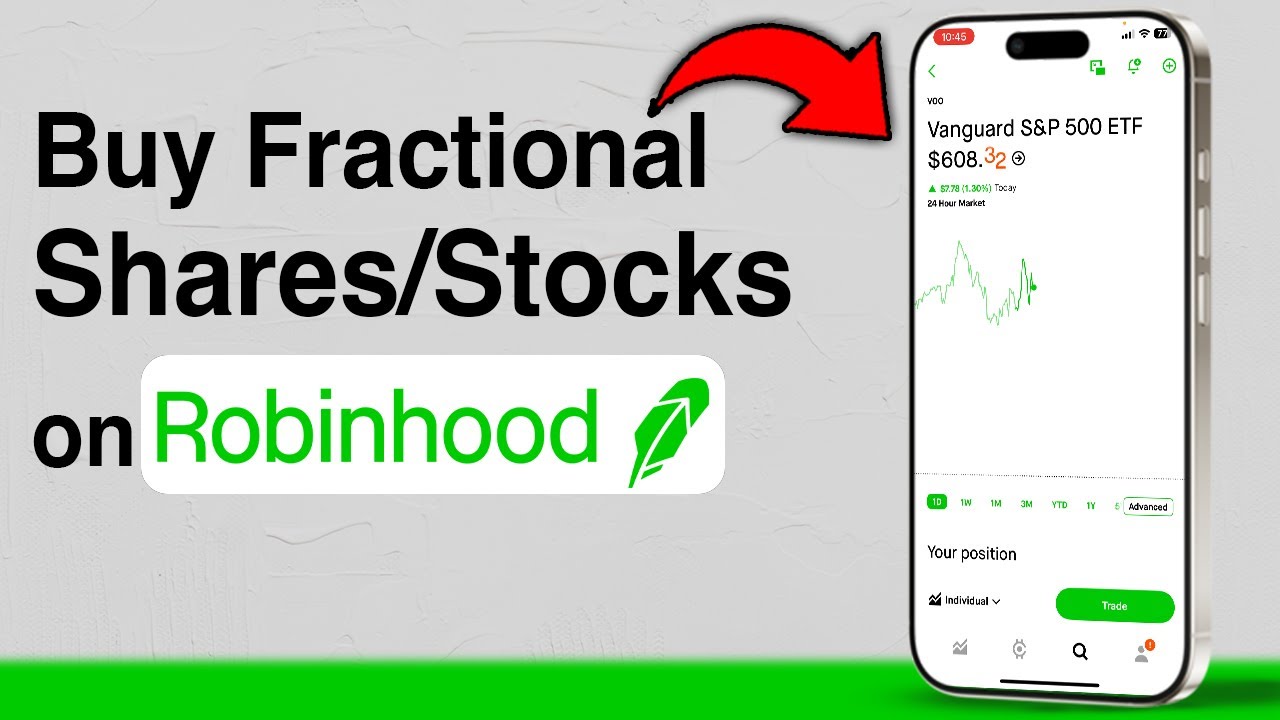 Как купить дробные акции на Robinhood — шаг за шагом