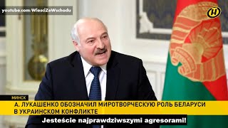 Łukaszenka Drze Się Na Francuskiego Dziennikarza I Wpiera Mu, Że Francja I Polska Są Agresorami