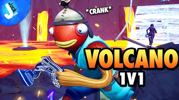 VOLCANO LAVA 1V1 Map | Fortnite Creative Mode (Code in description)