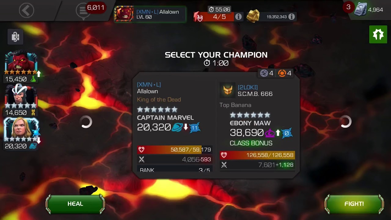 MCOC AW: Havok vs r3 Ebony Maw (35)