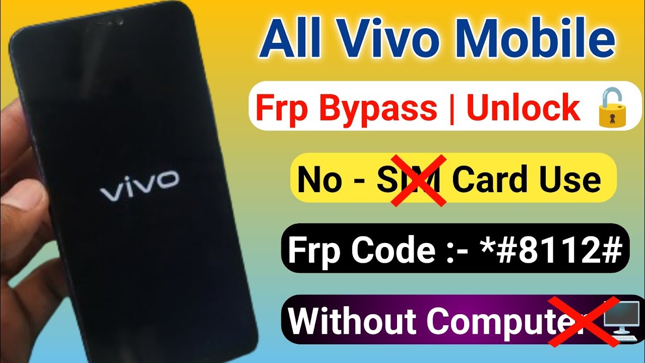 2024 Free : Frp Unlock 🔓 All Vivo Mobile Phone किसी à¤à¥€ मोबाइल का लॉक 2024 Free : Frp Unlock 🔓 All Vivo Mobile Phone किसी à¤à¥€ मोबाइल का लॉक