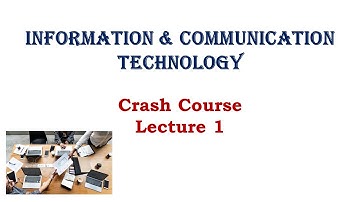 Crash Course | ICT Lecture 1 | UGC NET/SET paper1 2020