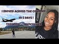 HOW TO MOVE TO VANCOUVER, BC IN 5 DAYS, ON A STRICT BUDGET