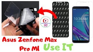 Asus ZSenfone Max Pro M1 Rubber 5D Template Glass || IndiForce Nano Glass || #pritamclub