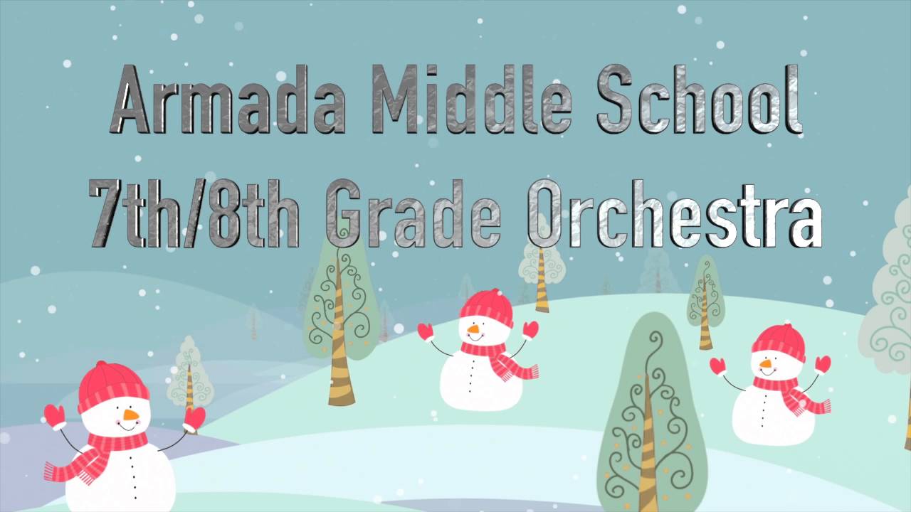 ARMADA MIDDLE SCHOOL CHRISTMAS CONCERT (12152015) YouTube