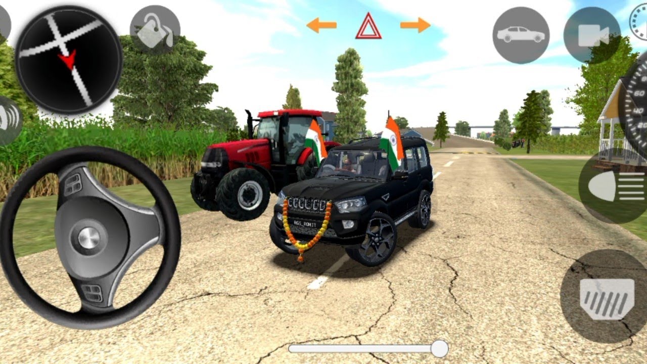 🔥 Modified Black Scorpio 👿🇮🇳 | Indian Cars Simulator | Viral Video #viral #cargameplay #video 