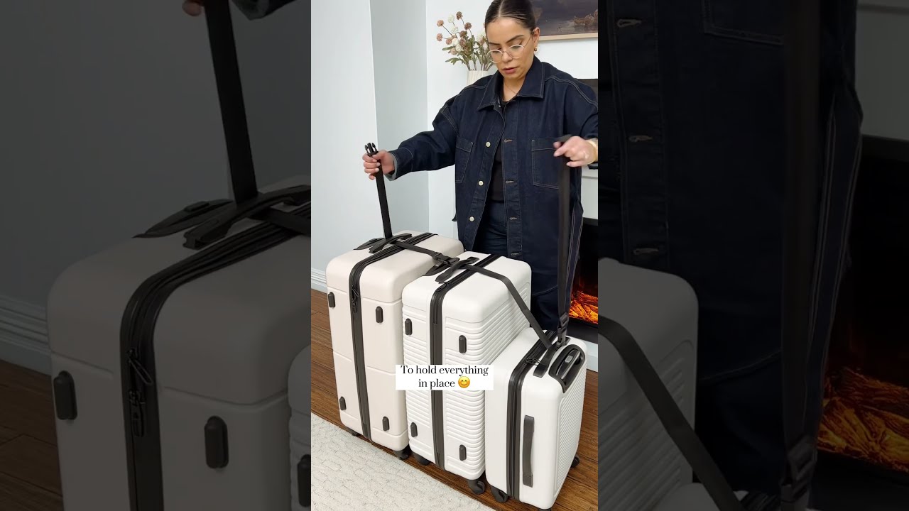 The Ultimate Travel Hack A Luggage Strap That Holds All My Bags Together 