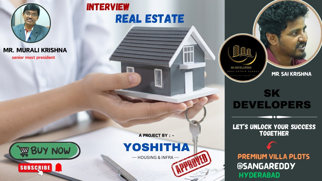 sk developers interview with senior most president mr.murali Krishna ...