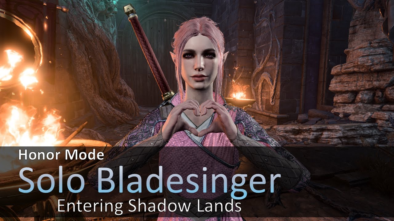 Solo Bladesinger - Early Shadow Lands Encounters | Honour Mode