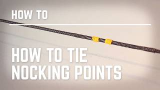 How to Tie Soft Nocking Points on a Traditional Bow screenshot 4