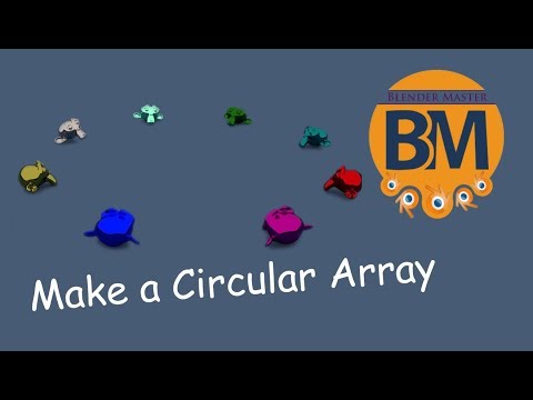 Blender Tutorial | How to Make a Circular Array