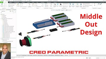 Creo Parametric - Middle Out Design | Assembly Modeling