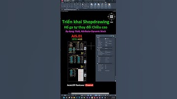 Chia sẻ bản vẽ Shopdrawing hố ga tự động (#Field, #Attribute, #Dynamic)