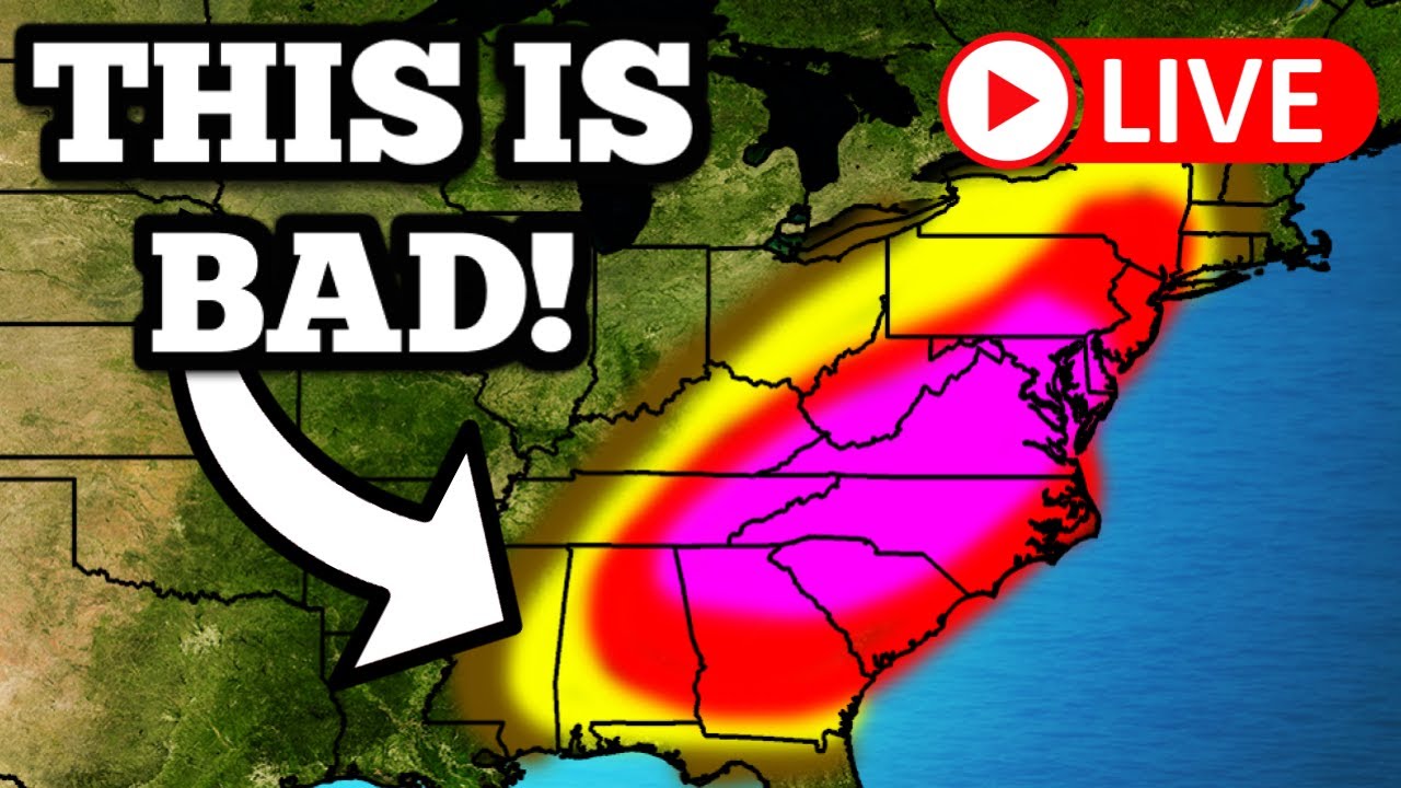Severe Weather Update For East Coast Severe Weather Outbreak - 8/7/23 ...