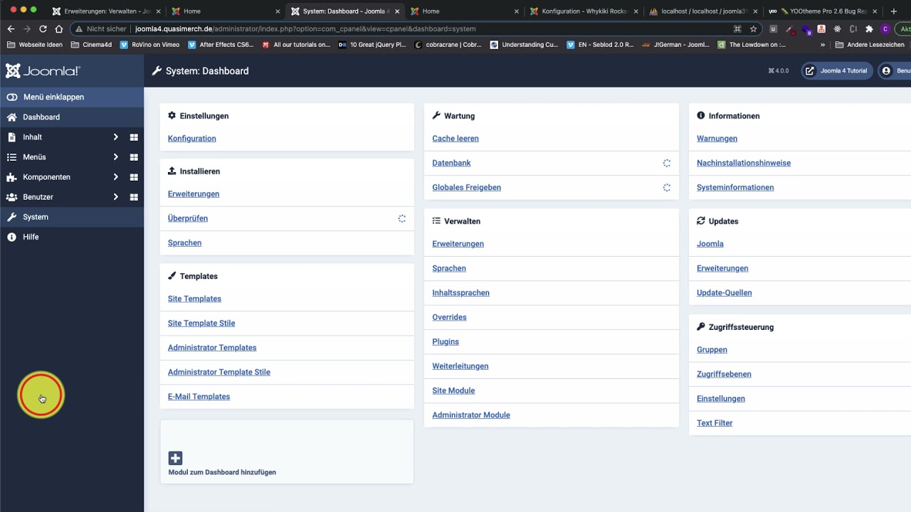 Joomla 4 Grundlagen: 3.7.1 - Der Einstieg in Yootheme Pro