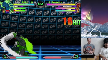 MvC2: Romneto - Magneto s LP cr HK + Typhoon Double Snap Assist Kill .:12.16.23:.