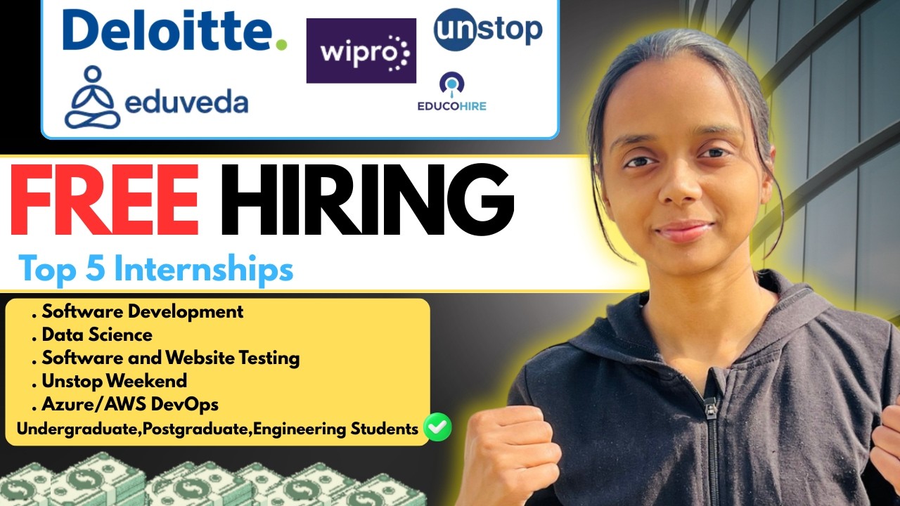 5 Internship Opportunities | Everyone Eligible | Software Development ...