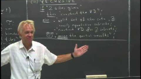Data Structure Requirements for Voronoi Diagrams