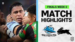 Cronulla Sharks v South Sydney Rabbitohs | Match Highlights | Finals Week 2, 2022 | NRL