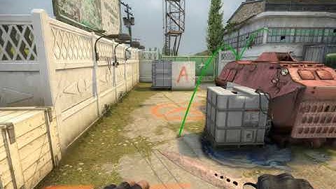 CS:GO - Cache Backsite Smoke From Main 128 Tick