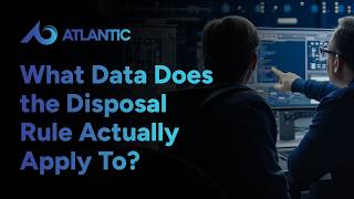 What Data Does the Disposal Rule Actually Apply To