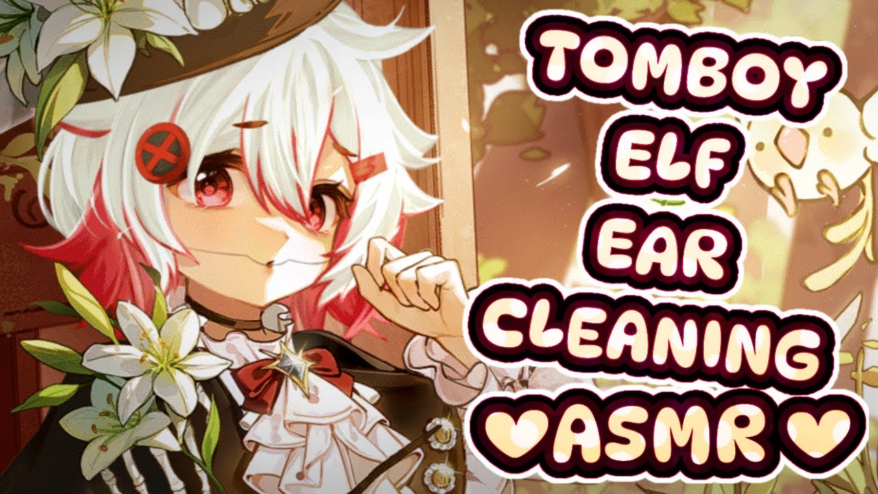 Shy Tomboy Elf Licks and Noms Your Ears ♡ 【ASMR Roleplay】