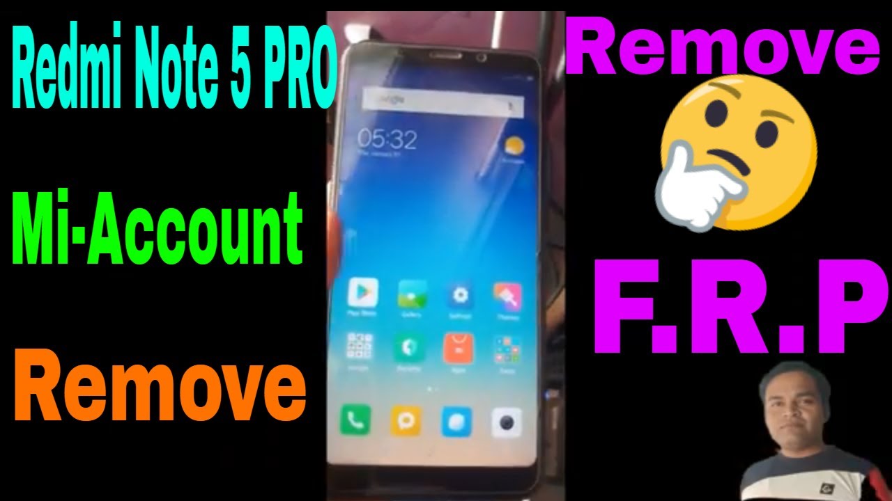 mi note 5 pro remove mi account