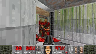 DOOM 2 - TNT Evilution (Map 9 - Stronghold): UV-Fast 100% (PS5 Gameplay)