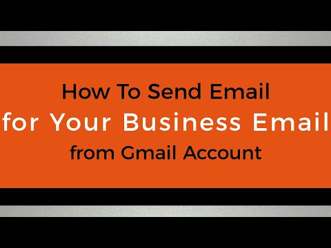 How To Send Email for Your Business Email from Gmail Account Through Gmail SMTP Server