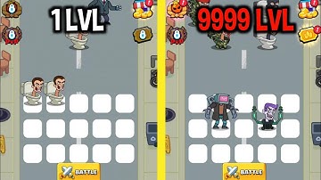 MAX LEVEL in Merge Robot: Monster War Game