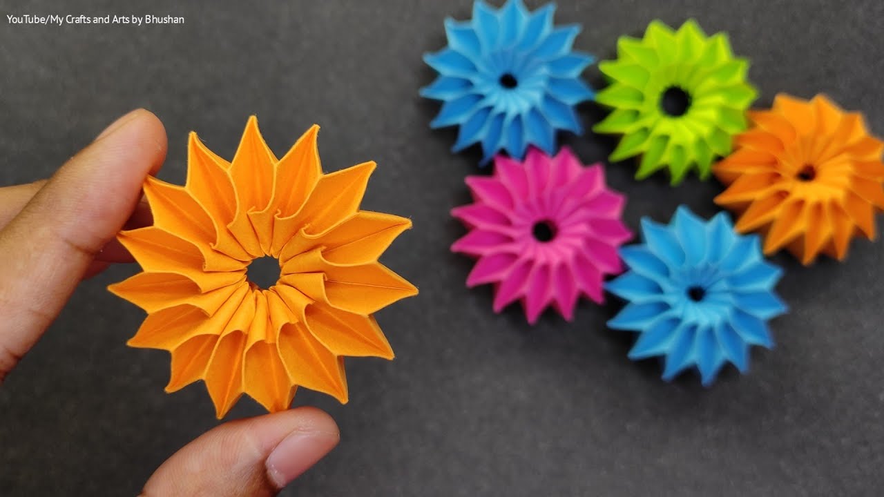 Amazing Origami Christmas decor Crafts || Christmas decor hanging star