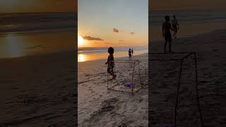 Seminyak Beach Sunset Football #sunset #bali #seminyakbeach #seminyak #sunsetfootball #beachfootball