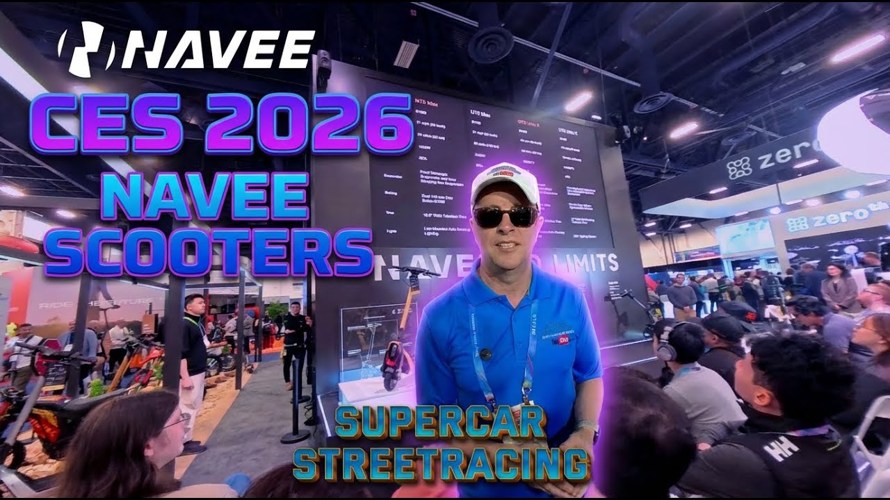 Катаемся на всем подряд на выставке Navee CES 2026 🚲⚡ UT5 Ultra X, гоночный скутер и багаж для пе...