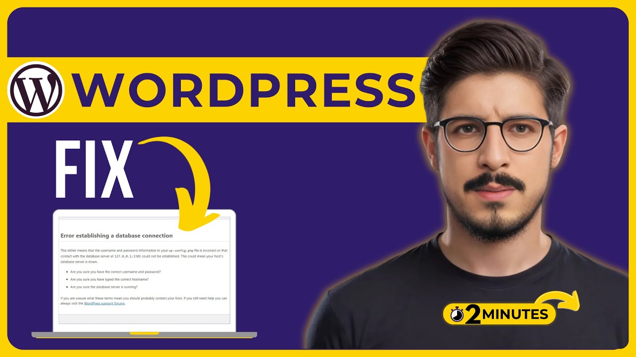 How To Fix Error Establishing A Database Connection In WordPress LocalHost Or Live 2025