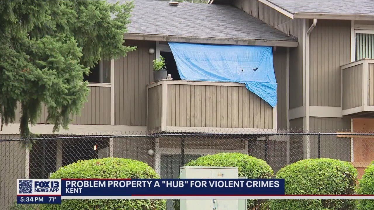 Kent problem property a 'hub' for violent crimes | FOX 13 Seattle