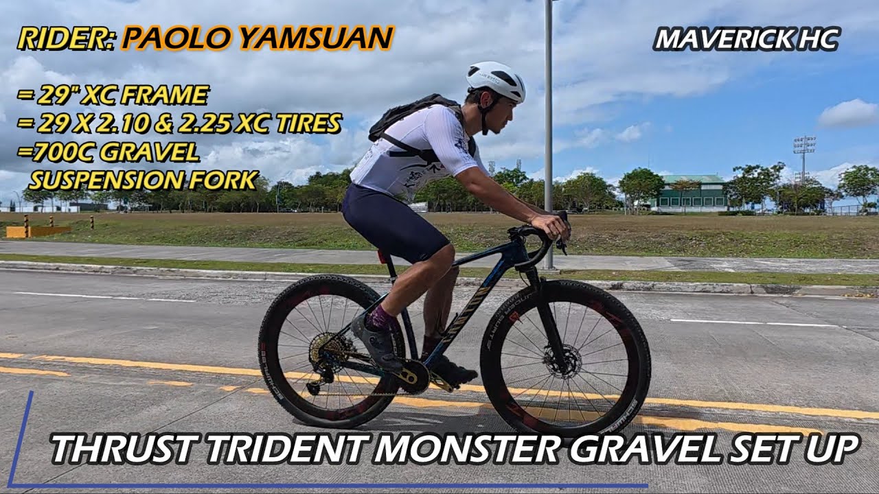 From Rigid MTB to Monster Gravel! Thrust Trident Monster Gravel Set Up ni Paolo Yamsuan