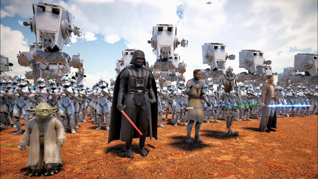 5,000,000 Zombies attacks Star Wars Army Defenses - Ultimate Epic Battle Simulator 2 | UEBS 2