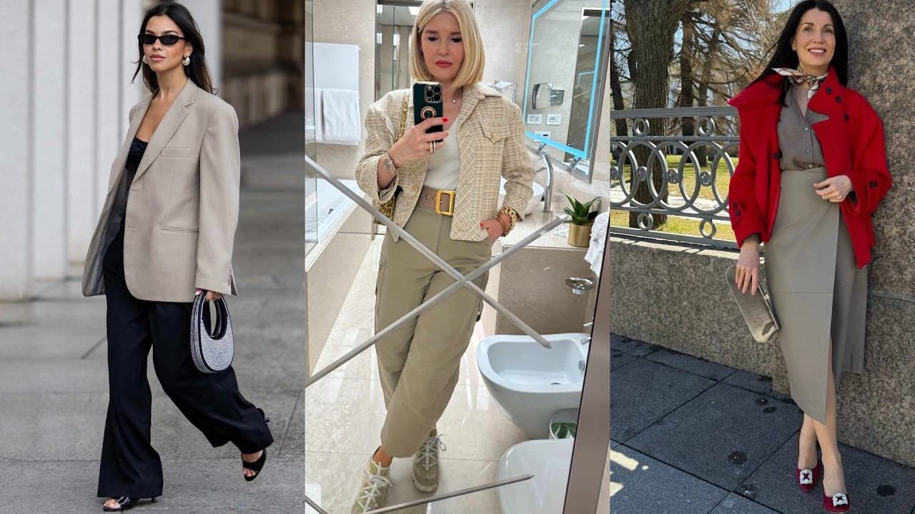 КАК ОДЕТЬСЯ ПРОСТО НО СО ВКУСОМ ДАМАМ 50+💕 В СТИЛЬНОМ ПОВСЕДНЕВНОМ ГАРДЕРОБЕ