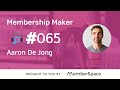 Membership Maker 065: Creating a website for a membership business from scratch - with Aaron De Jong