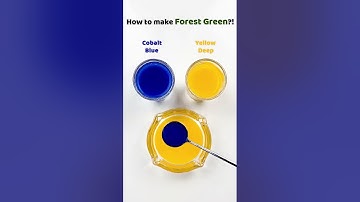 How to Create 10 New Colors Using Just 2 Basics Colors! Satisfying Color Mixing