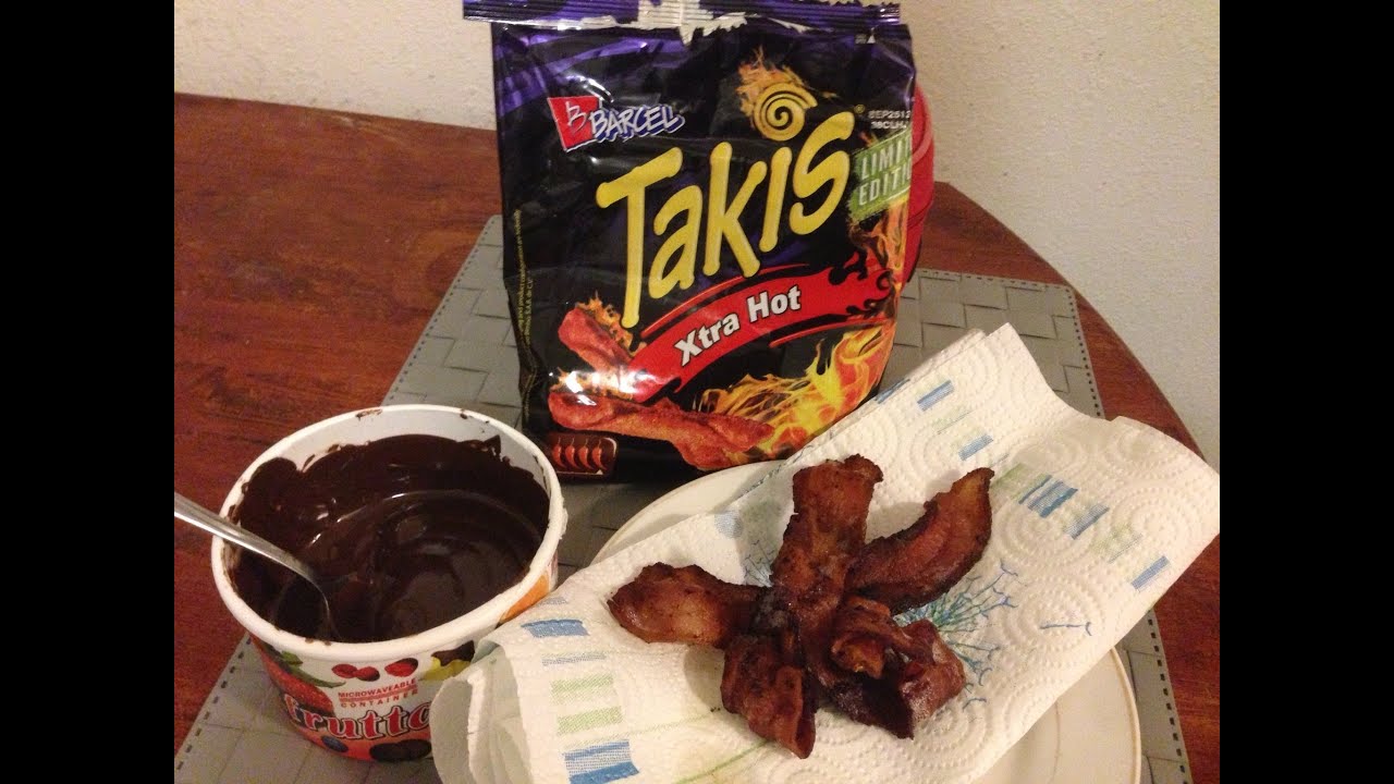 Xtra Hot Takis (Chocolate Covered With Bacon) YouTube