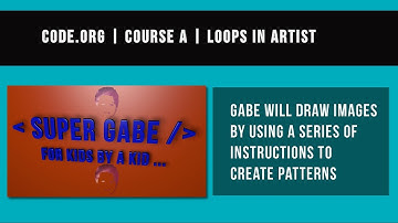 CODE.ORG | COURSE A | LESSON 10 | LOOPS IN ARTIST